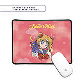 Килимок для мишки з оверлоком комп'ютерний Сейлор Мун (Sailor Moon)