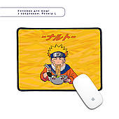 Килимок для мишки з оверлоком комп'ютерний Наруто Узумакі (Naruto Uzumaki)