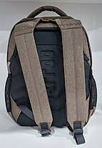 Рюкзак шкільний ортопедичний для хлопчика коричневий підлітковий на два відділи в 5-11 клас Dolly 549, фото 3
