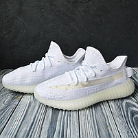 Білі жіночі кроссівки Adidas Yeezy Boost 350. Адідас Ізі Буст 350 жіночі кросси на кожен день., фото 3