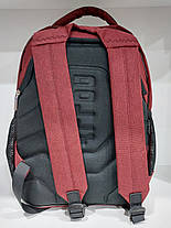 Рюкзак шкільний ортопедичний для хлопчика червоний підлітковий на два відділи в 5-11 клас Dolly 549, фото 2