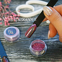 Голограммный розовый пигмент (призма) NailApex Premium PINK Hologram pigment