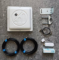 Комплект 4G модем ZTE MF79U з планшетною MiMo антеною 2x16dBi