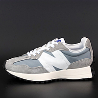 Кроссовки женские New Balance 327 gray beige / Нью Беланс 327 серые бежевые