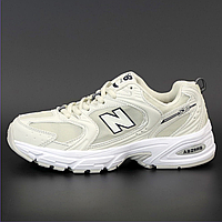 Кроссовки мужские и женские New Balance MR 530 beige / Нью Баланс 530 бежевые