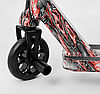 Труковий самокат Best Scooter червоний HIC-система пеги алюмінієвий диск та дека колеса PU 110 мм, фото 3