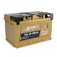 Автомобильный аккумулятор Autopart Galaxy Gold 6CT-77Ah 800А R+ EN (Euro )