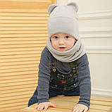 Шапка Ширлі 48-56рр Жовта Talvi, фото 2