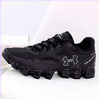 Кроссовки мужские Under Armour Scorpio black white / Андер Армор Скорпио черные с белым