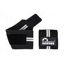 Бинти для зап'ястків (кистьові бинти) Majestic Sport Wrist Wraps M-WS-BG Poland, фото 3