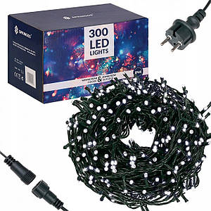 Гірлянда вулична (зовнішня) Springos 18 м 300 LED CL0325 Cold White Poland