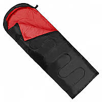 Спальный мешок (спальник) одеяло SportVida SV-CC0064 +2 ...+21°C L Black/Red Poland