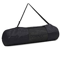 Килимок спортивний Cornix TPE 183 x 61 x 0.6 см для йоги та фітнесу XR-0002 Black/Green Poland, фото 3