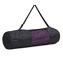 Килимок спортивний Cornix TPE 183 x 61 x 0.6 см для йоги та фітнесу XR-0007 Plum/Rose Poland, фото 4