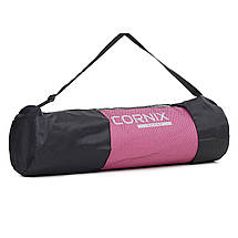 Килимок спортивний Cornix NBR 183 x 61 x 1 см для йоги та фітнесу XR-0010 Pink Poland, фото 2