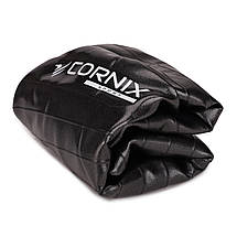 М'яч для фітнесу (фітбол) Cornix 65 см Anti-Burst XR-0020 Black Poland, фото 6