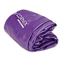М'яч для фітнесу (фітбол) Cornix 55 см Anti-Burst XR-0016 Violet Poland, фото 3