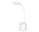Настільна USB LED лампа Weidasi WD-6059 гнучка з акумулятором біла, фото 2