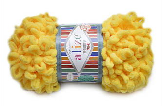 Alize Puffy Fine NEW, Жовтий №113