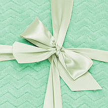 Плед-покривало Springos Extra Soft 70 x 160 см HA7121 у зеленому кольорі Poland, фото 5