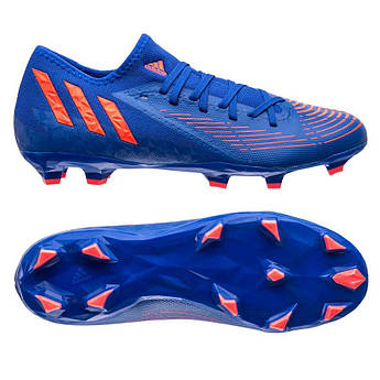 Бутси Adidas PREDATOR EDGE.3 LOW FG GW2280, Синій, Розмір (EU) — 45 1/3