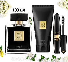 Великий Подарунковий набір Avon Little Black Dress з 3-х одиниць - Ейвон Чорне плаття