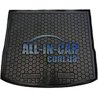 Полиуретановый коврик в багажник Ford Focus 2011- универсал (с докаткой) / коврик Форд Фокус (AvtoGumm)