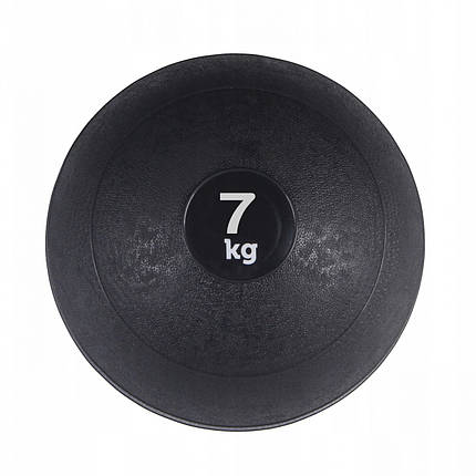 Слембол (медичний м'яч) для кросфіту SportVida Slam Ball 7 кг SV-HK0198 Black Poland, фото 1