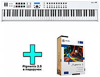 MIDI-клавиатура Arturia KeyLab Essential 88 White Edition + Arturia Pigments 3.5