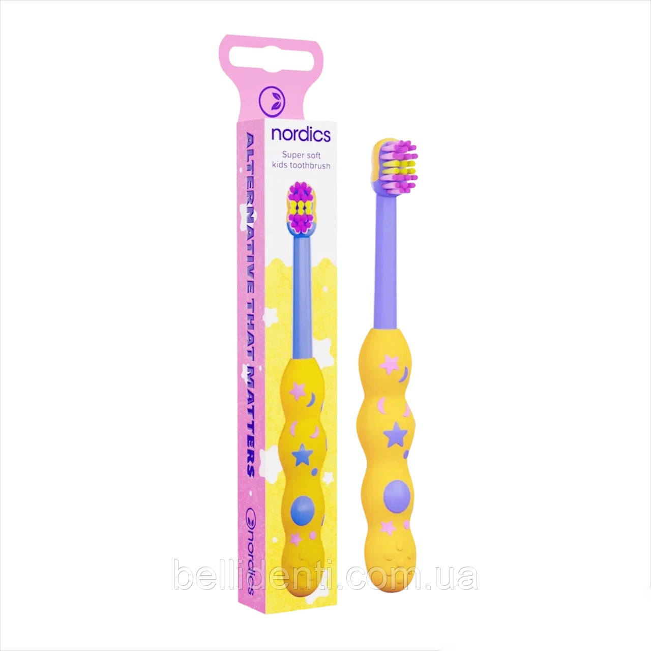 Дитяча зубна щітка Nordics Kids 4080 від 0 до 2 років (super soft), 1 шт