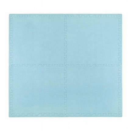 Мат-пазл (ластівчин хвіст) 4FIZJO Mat Puzzle EVA 120 x 120 x 1 см 4FJ0073 Light Blue Poland, фото 3