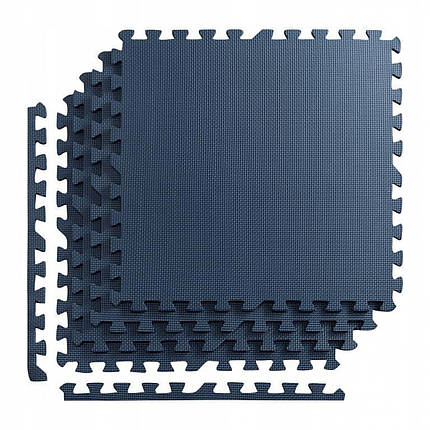 Мат-пазл (ластівчин хвіст) 4FIZJO Mat Puzzle EVA 120 x 120 x 1 см 4FJ0078 Graphite Poland, фото 1