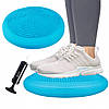 Балансувальна подушка (сенсомоторна) масажна Springos PRO FA0088 Sky Blue Poland, фото 9