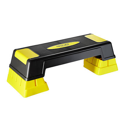 Степ-платформа 3-ступенева 4FIZJO PRO 4FJ0225 Black/Yellow Poland, фото 1