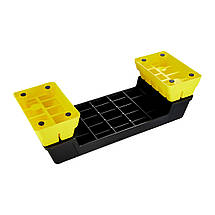 Степ-платформа 3-ступенева 4FIZJO PRO 4FJ0225 Black/Yellow Poland, фото 4