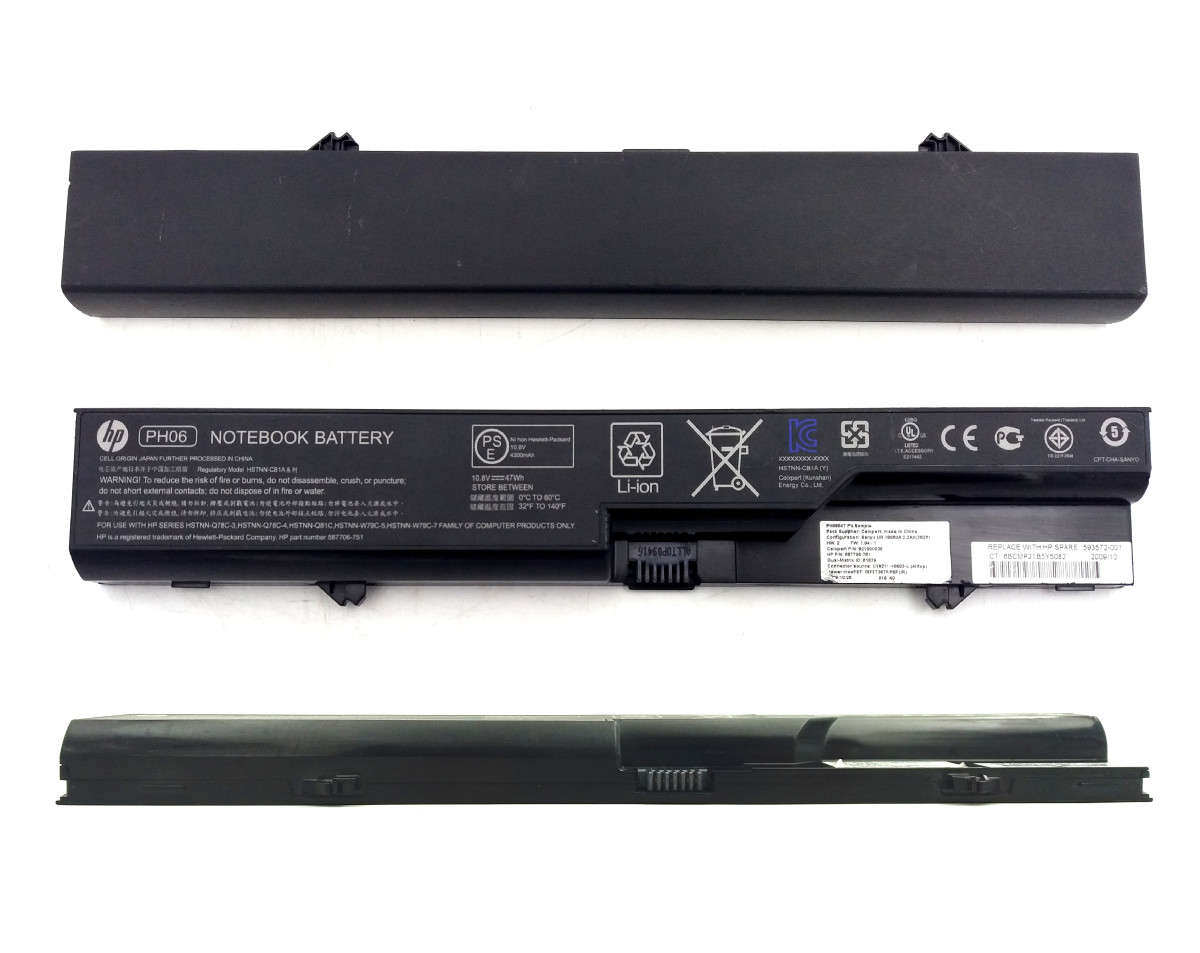 Оригінальна батарея акумулятор для ноутбука HP ProBook 4320s HSTNN-CB1A 10.8 V 4200 mAh Li-Ion Б/У — знос