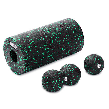 Масажний набір Cornix (Ball 8 см, Duoball 8 х 16 см і Foam Roller 30 х 15 см) XR-0079 Poland, фото 1