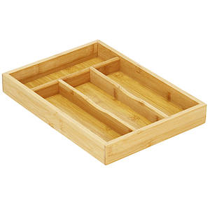 Органайзер-лоток для столових приборів Springos 25 x 34 см із бамбука HA5090 Poland
