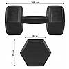 Гантелі Springos Hex 2 x 5 кг FA1036 Poland, фото 6