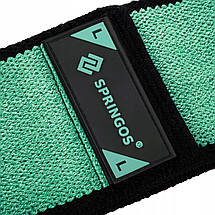 Гумка для фітнесу та спорту тканинна Springos Hip Band Size L FA0111 Poland, фото 4