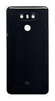 LG G6 черная Задняя Крышка со стеклом камеры