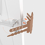 Блокатор на дверну ручку від захлопування (03196), фото 2