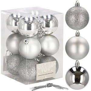 Набір ялинкових кульок Springos d=6 см 12 шт CA0002 Poland