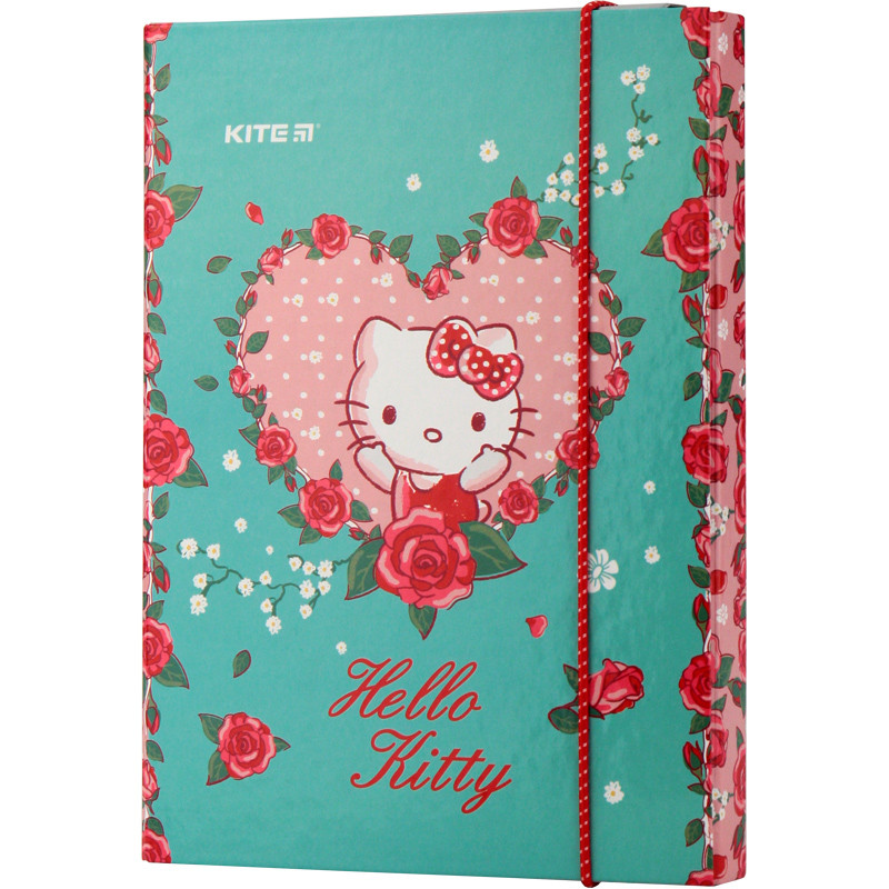 Папка для зошитів В5 на гумці Hello Kitty картон Kite HK19-210