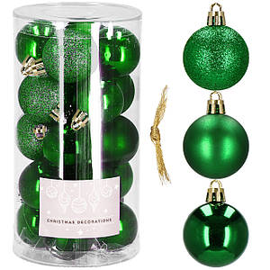 Набір ялинкових кульок Springos d=4 см 20 шт CA0099 Poland