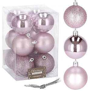 Набір ялинкових кульок Springos d = 6 см 12 шт CA0120 Poland