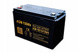 Акумуляторна батарея Volt Polska AGM VRLA 100Ah 12v 6AKUXAG100, фото 4