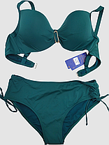 ОПТ Купальник жіночий Z.Five 55572 зелений 48-56 на 52 54 56 58 60 укр розмір, фото 3
