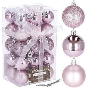 Набір ялинкових кульок Springos d = 3 см 30 шт CA0121 Poland