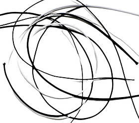 Гумки-шнур круглі еластичні 1 - 3 мм. колір в асорт. (Італія)